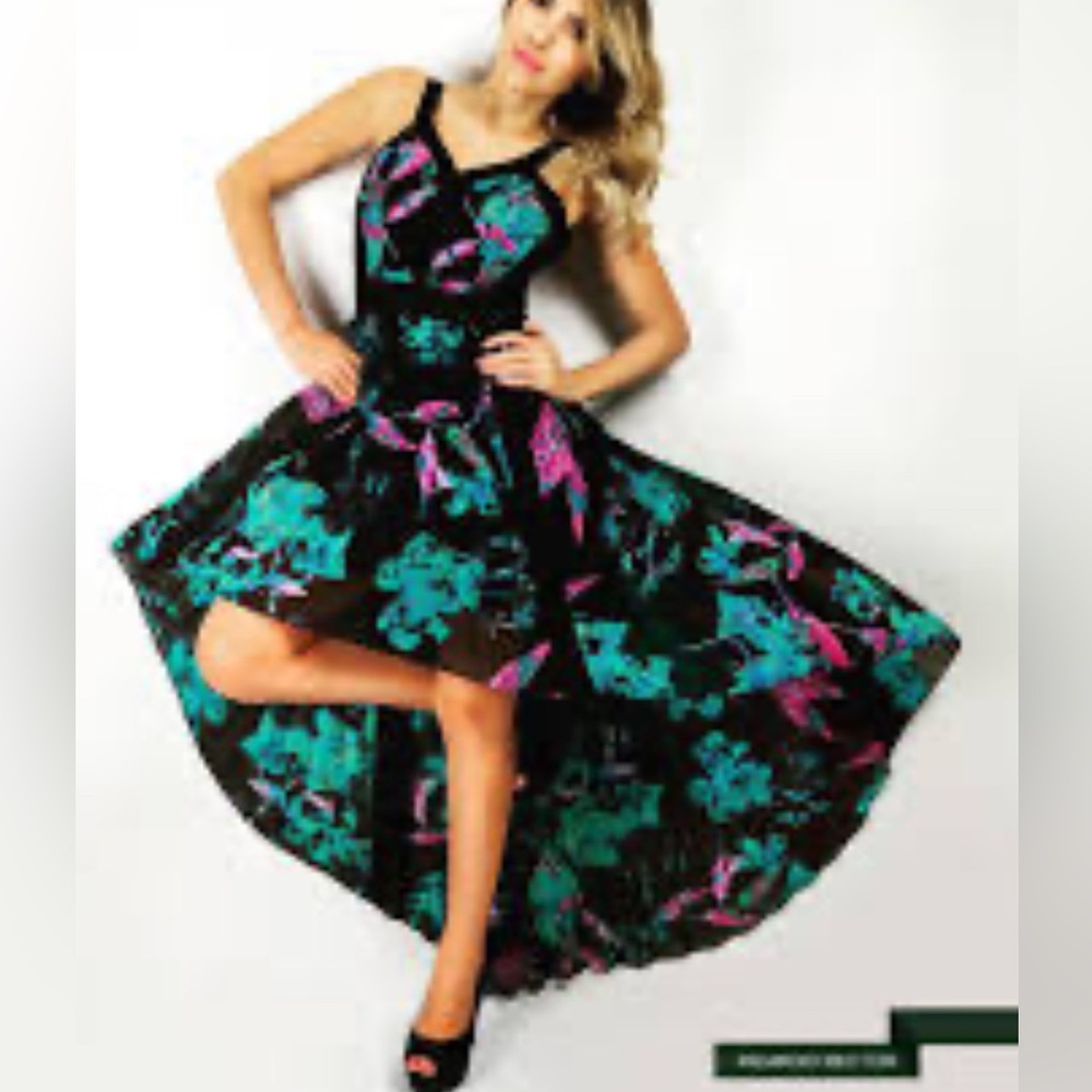 NWT BEBE High low floral Dress
